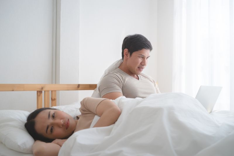 couple having communication issues